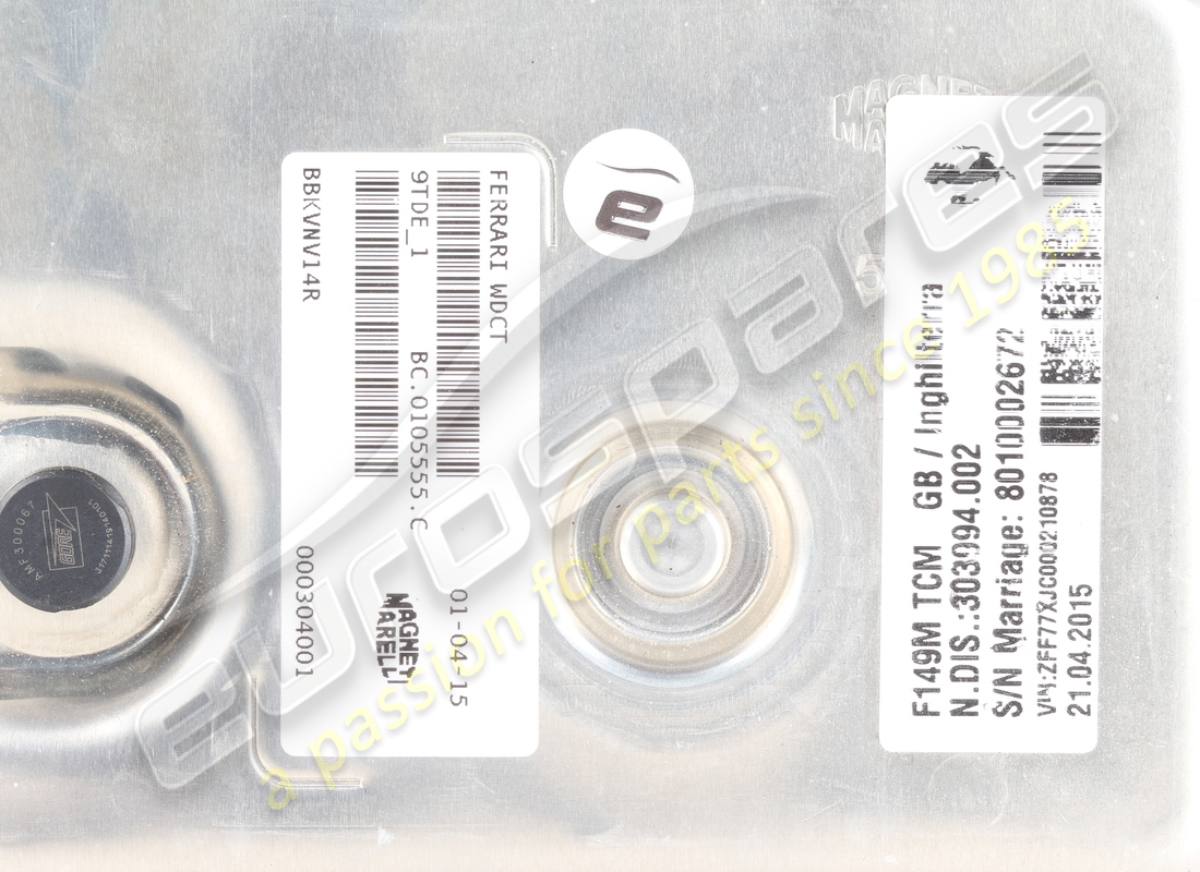 ferrari ecu dct usata. numero parte 304001 (2)
