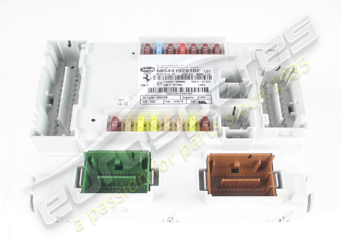 USED FERRARI NPL NODO PLANCIA . PART NUMBER 342062 (1) USED FERRARI NPL NODO PLANCIA . PART NUMBER 342062 (1)