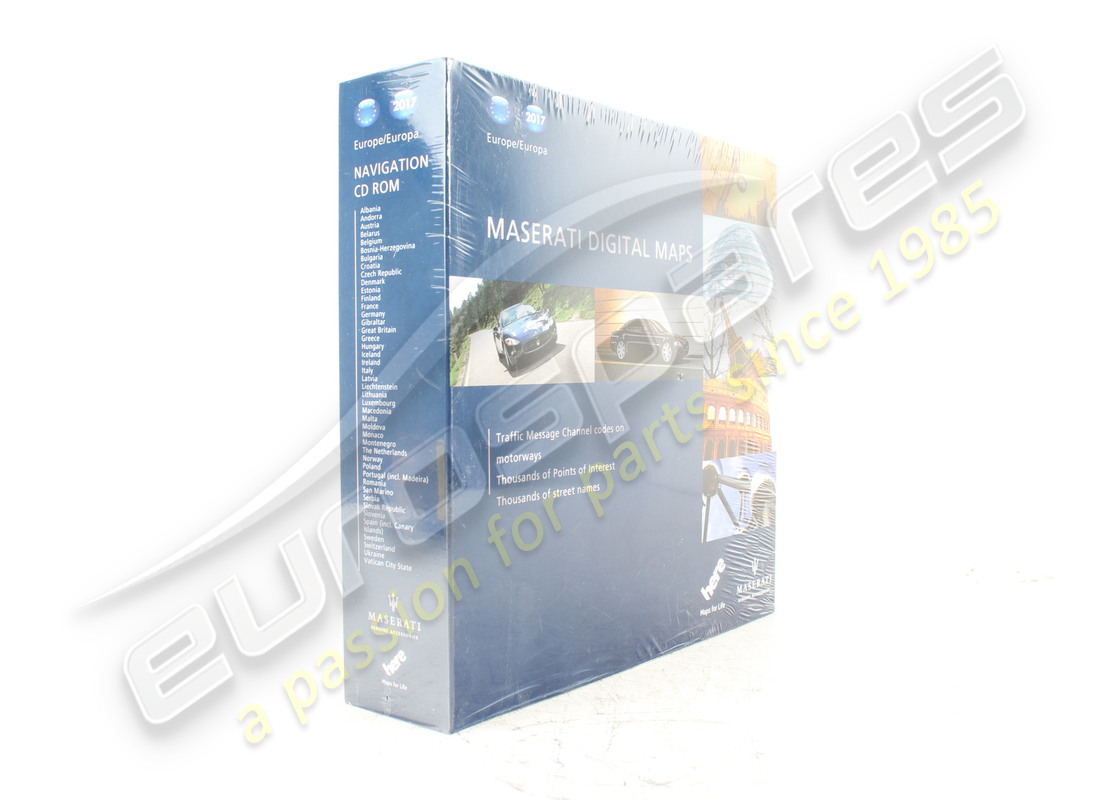 nuova mappa di navigazione maserati - versione europa. codice articolo 940000046 (2)