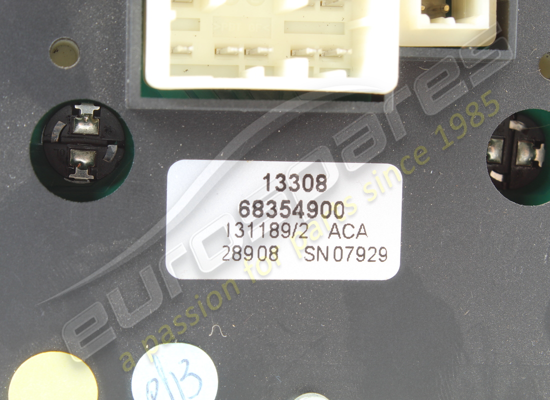 set di controllo dell'aria condizionata usato ferrari - con numero di parte in gradi 68354900 (6)