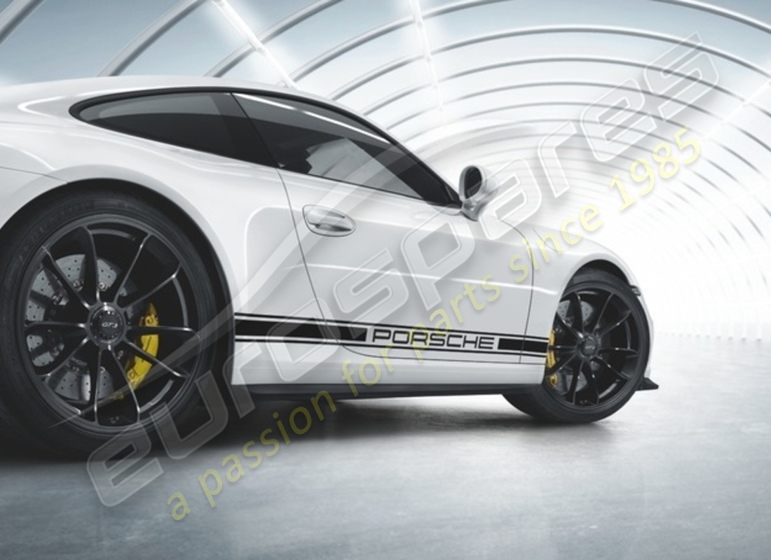 nuovo porsche 20-inch gt3 set di ruote - in nero (lucido). numero parte 99104460301 (1)