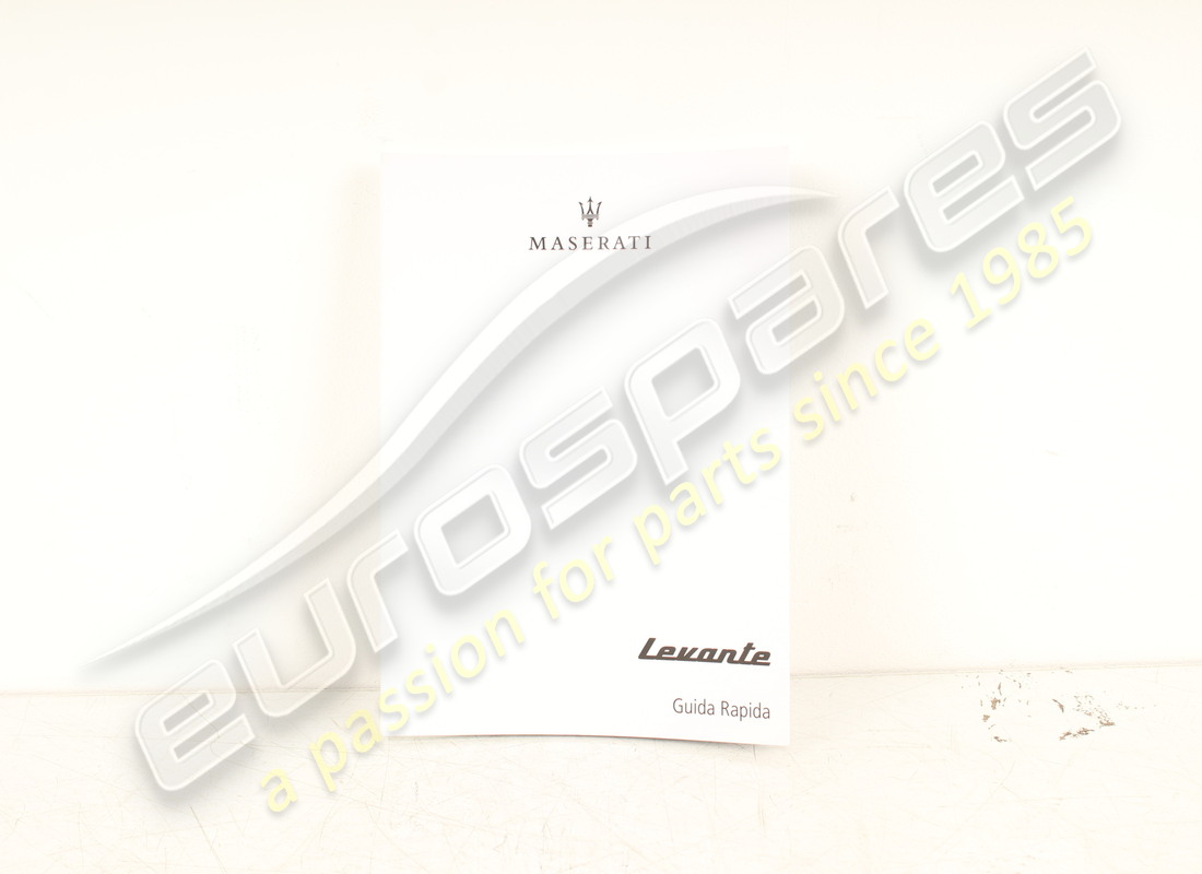 nuova maserati auto guida rapida m161 ita. numero parte 910041948 (1)