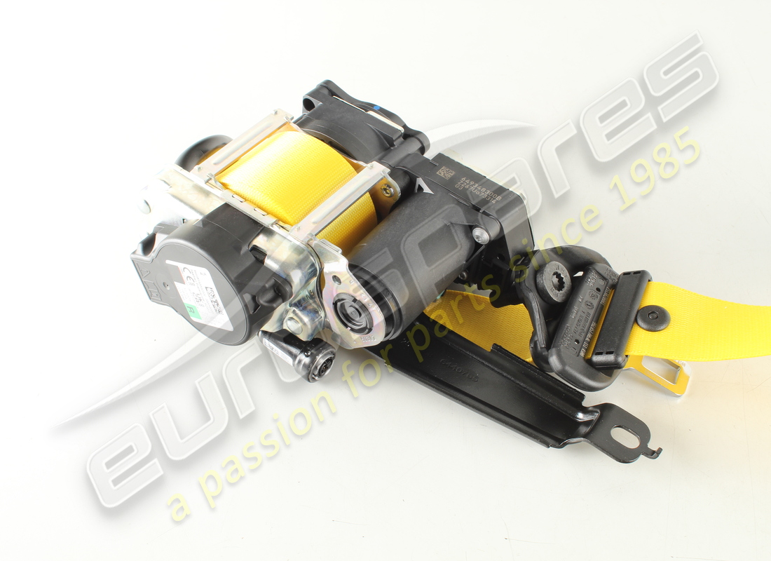 NUOVA PORSCHE CINTURA DI SICUREZZA A TRE PUNTI GIALLO CORSA. CODICE ARTICOLO 992857706AL1S1 (2) nuova porsche cintura di sicurezza a tre punti giallo corsa. codice articolo 992857706al1s1 (2)