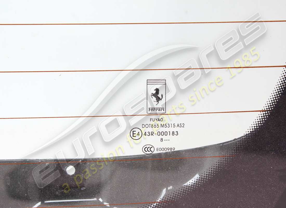 pannello tetto posteriore usato ferrari con vetro. numero parte eap1450336 (3)