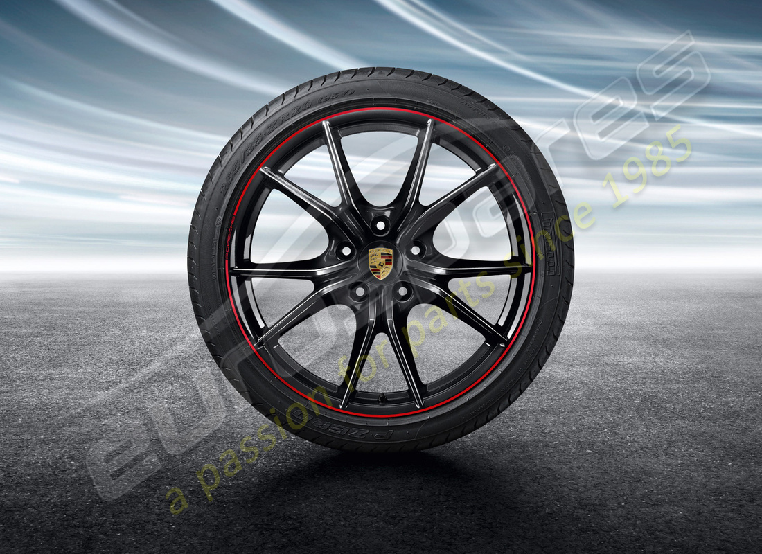 nuove porsche strisce di rifinitura per cerchi. numero parte 9920448205684a (1)