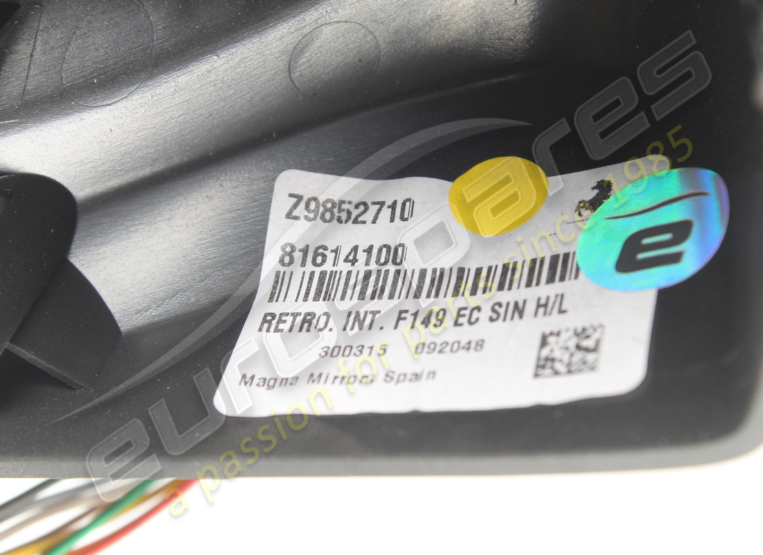 specchio retrovisore interno ferrari usato. numero parte 81614100 (5)