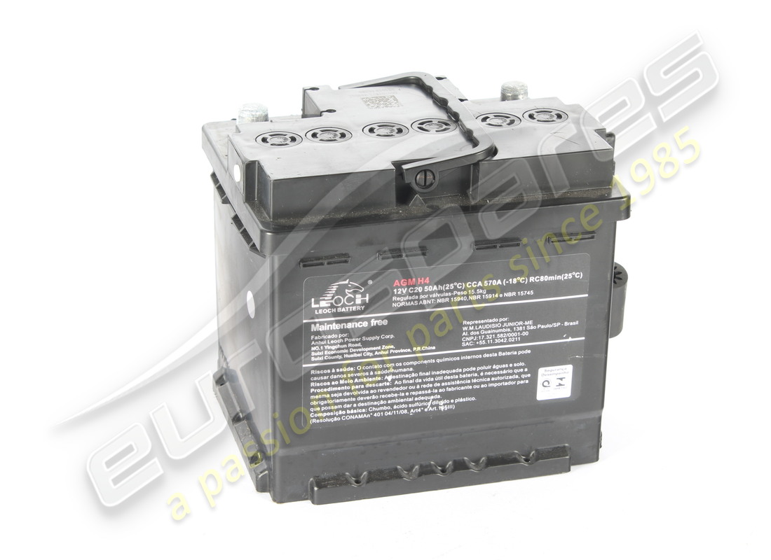BATTERIA USATA Ferrari LEOCH PB 50AH . NUMERO PARTE 949042 (1)
