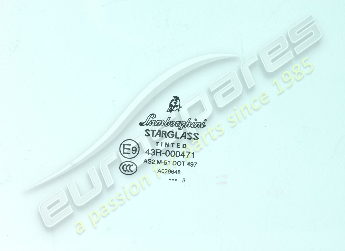 FINESTRA PORTA LAMBORGHINI USATA, ANTERIORE. NUMERO PARTE 407845202 (2) finestra porta lamborghini usata, anteriore. numero parte 407845202 (2)