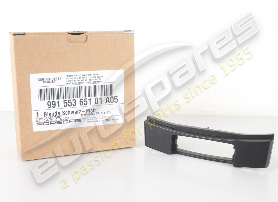 nuovo porsche rifinitura con iscrizione (pr:487) nero opaco. numero parte 99155365101a05 (1)