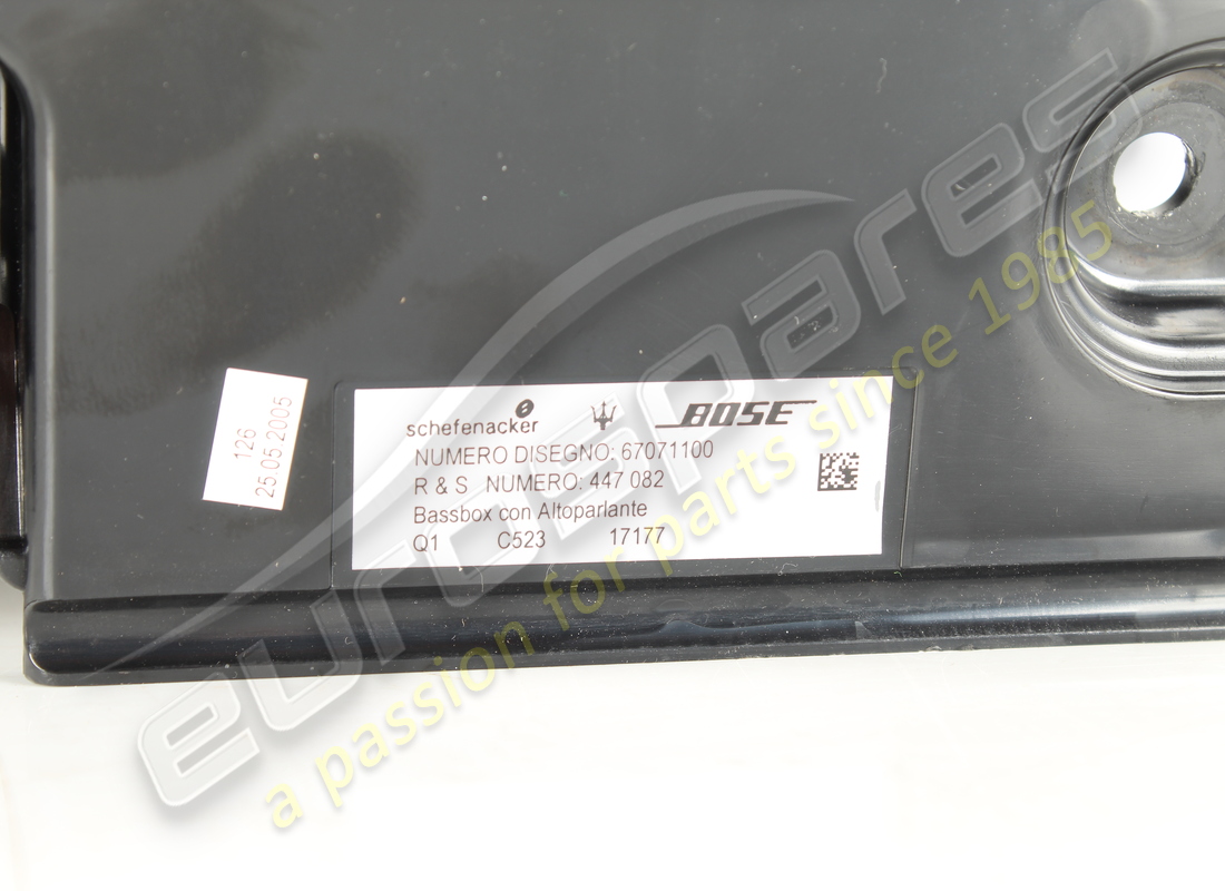 cassa basso completa bose usata maserati. numero parte 67071100 (3)
