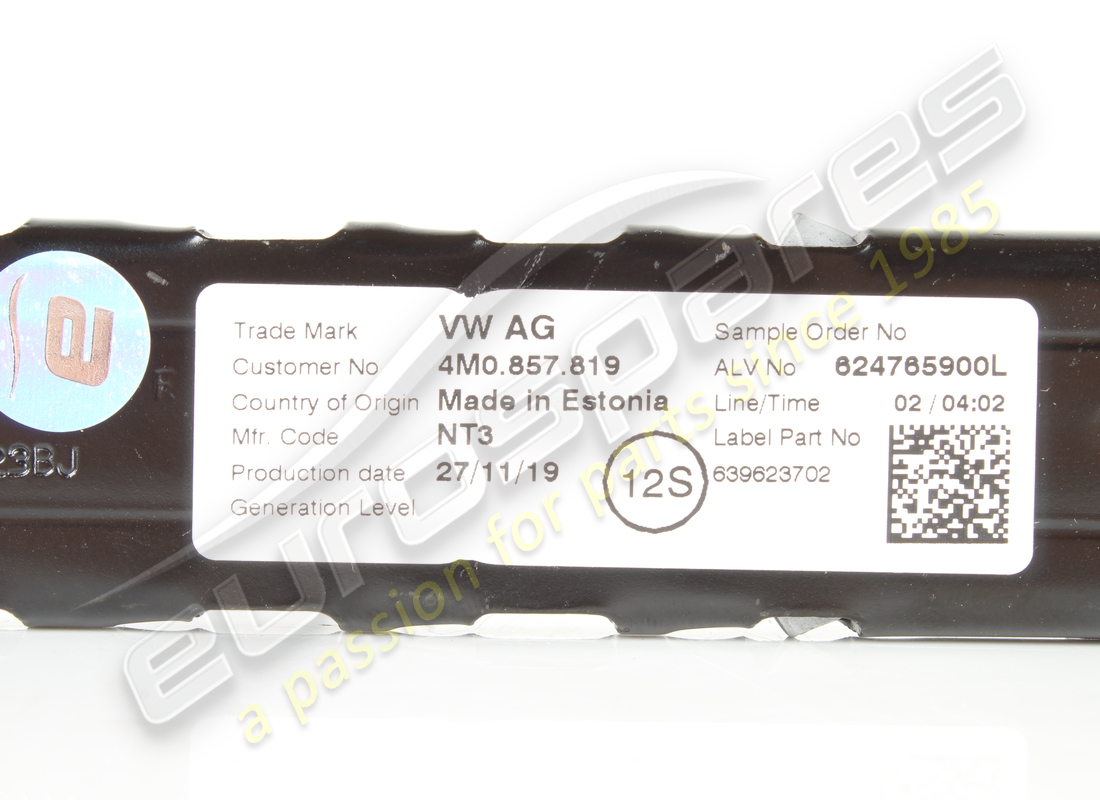 USATO LAMBORGHINI ALTEZZA CINTURA DI SICUREZZA. NUMERO PARTE 4M0857819 (2) usato lamborghini altezza cintura di sicurezza. numero parte 4m0857819 (2)