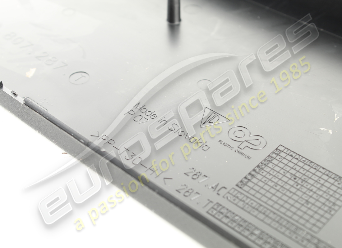 NUOVO PORSCHE PORTATARGA NERO OPACO. CODICE ARTICOLO 9Y0807287TOK1 (3) nuovo porsche portatarga nero opaco. codice articolo 9y0807287tok1 (3)