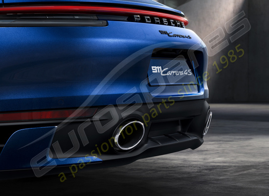 nuovo porsche sistema di scarico sportivo (argento) codice articolo 992044210