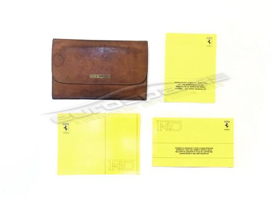 usato ferrari f40 numero parte custodia e pacchetto di libri 959908800