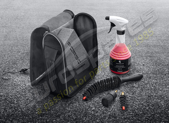 nuovo porsche numero di parte del kit per la cura dei cerchi 00004400237