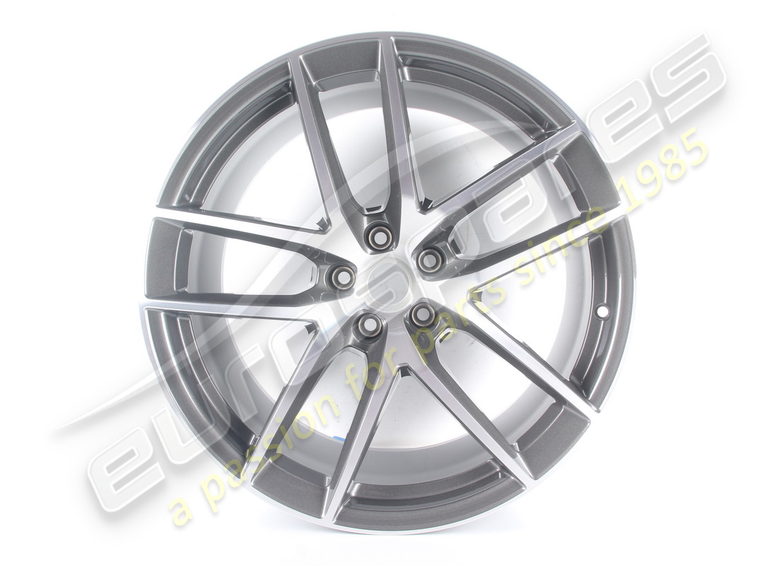 new porsche alloy wheel titan dunkel / glanzgedreht. part number 95b601025ekqu0 (1)