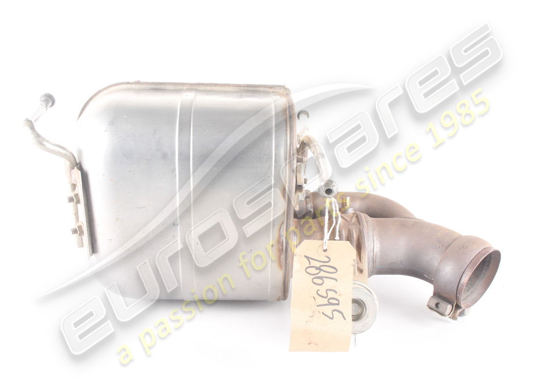 FERRARI SILENZIATORE POSTERIORE SX USATO. NUMERO PARTE 286596 (3) ferrari silenziatore posteriore sx usato. numero parte 286596 (3)