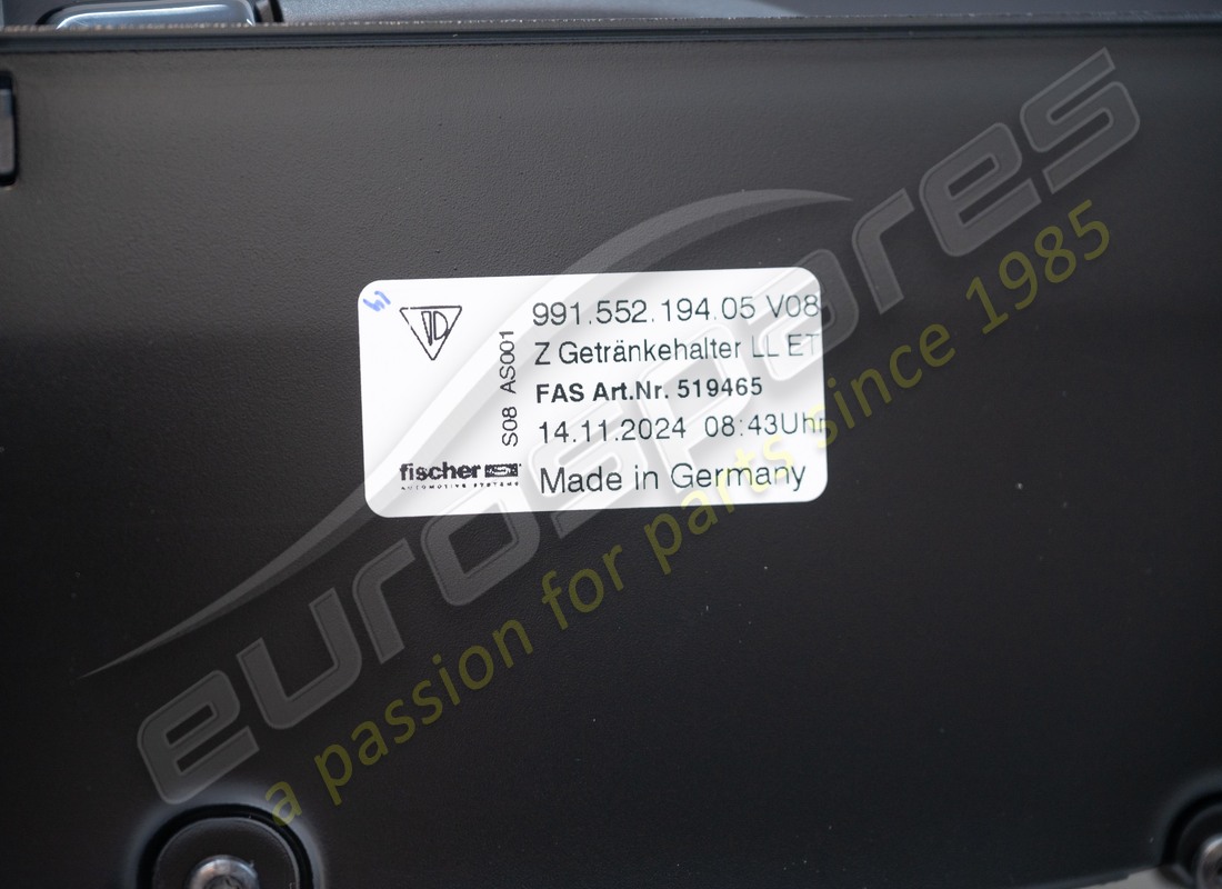 NUOVO PORSCHE PORTABICCHIERE LHD (PR:098,-XDM, -XGB,-XHE, -XVP,-XYD) GALVANO SILVER. NUMERO PARTE 99155219405V08 (7) nuovo porsche portabicchiere lhd (pr:098,-xdm, -xgb,-xhe, -xvp,-xyd) galvano silver. numero parte 99155219405v08 (7)