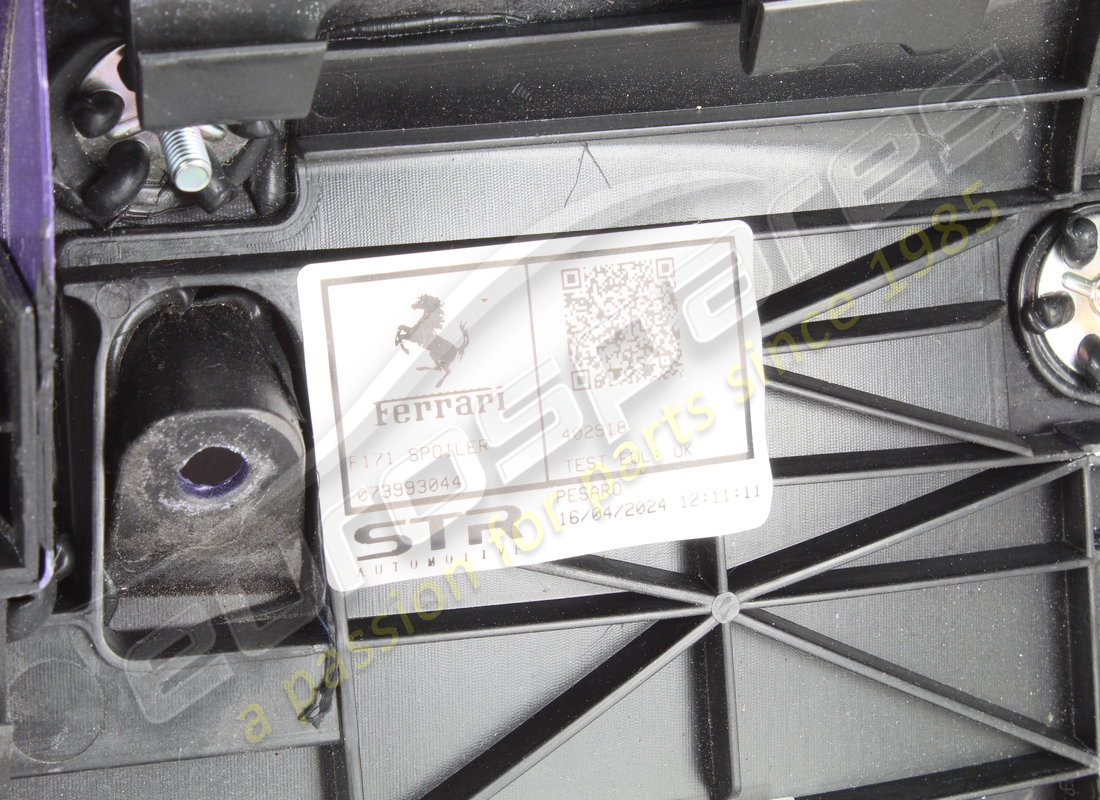 copertura spoiler inferiore completa usata ferrari. numero parte 985821727 (3)