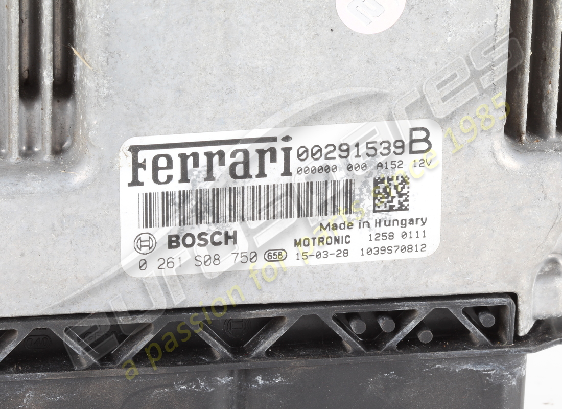 ecu di accensione ferrari usata. numero parte 291539 (2)