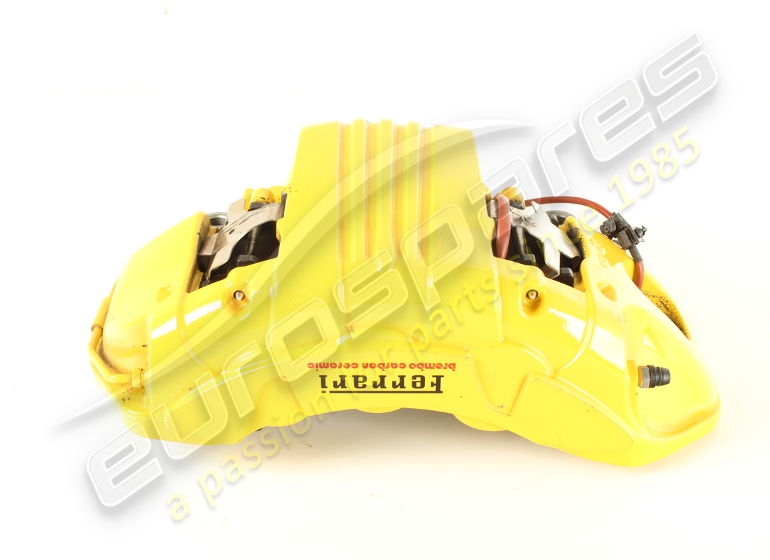 USATO Ferrari PINZA COMPLETA CARBONIO CERAMICA ANT.DX GIALLA . NUMERO PARTE 763688 (1)