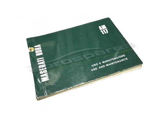 usato maserati manuale di uso e manutenzione codice articolo fhan062