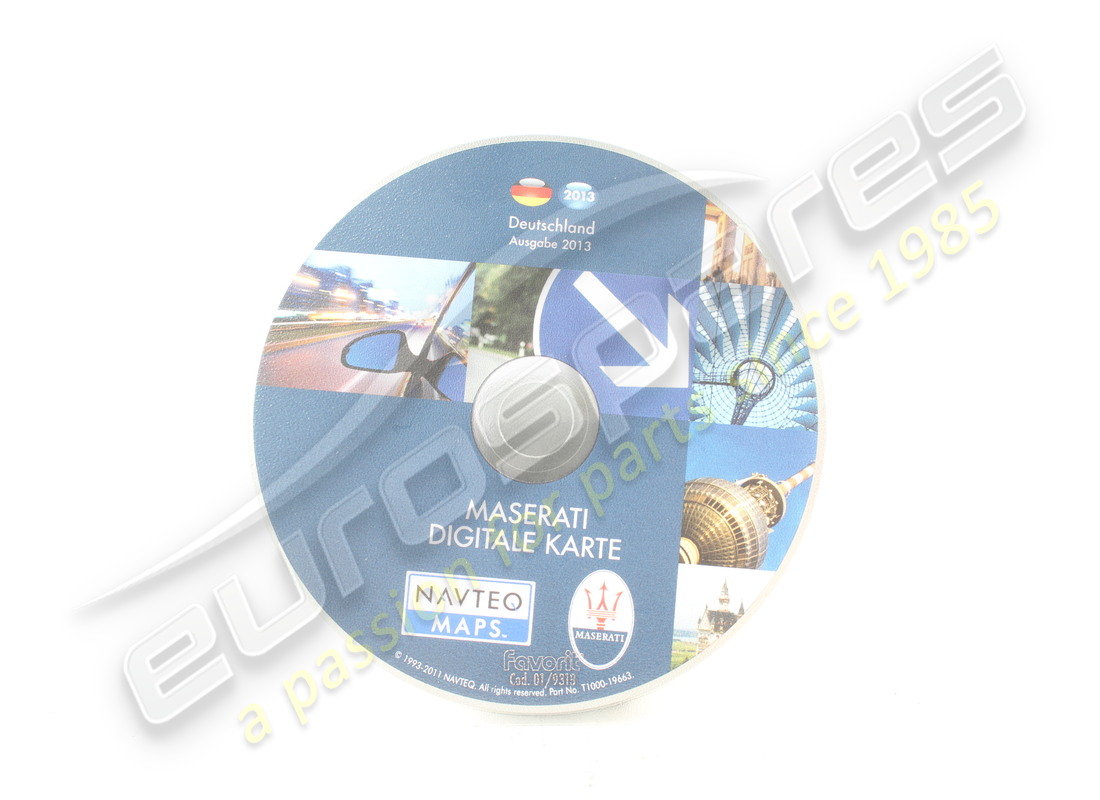 nuova mappa di navigazione maserati - versione europa. codice articolo 940000251 (2)