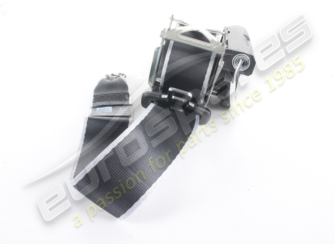 NEW PORSCHE 3-POINT BELT BLACK/SILVER. PART NUMBER 97080303502OG5 (3) new porsche 3-point belt black/silver. part number 97080303502og5 (3)