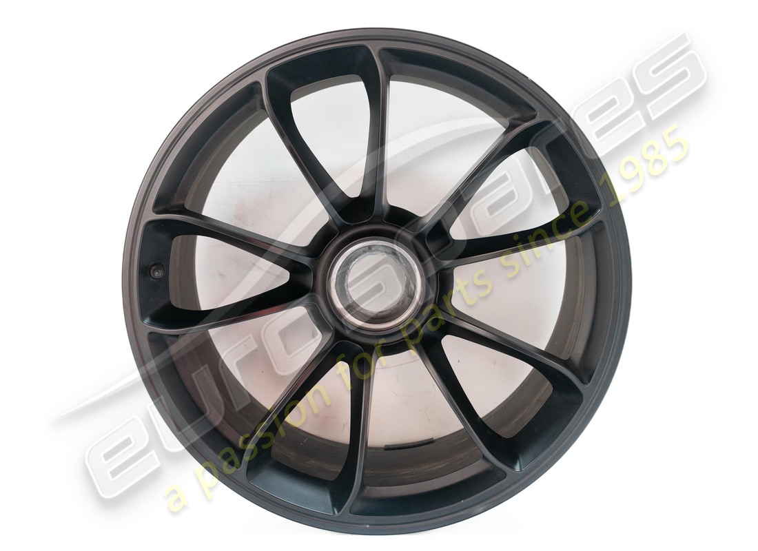 CERCHIO IN LEGA ANTERIORE USATO Porsche, GT3 NERO OPACO RS. NUMERO PARTE 99136216382JE1 (1)
