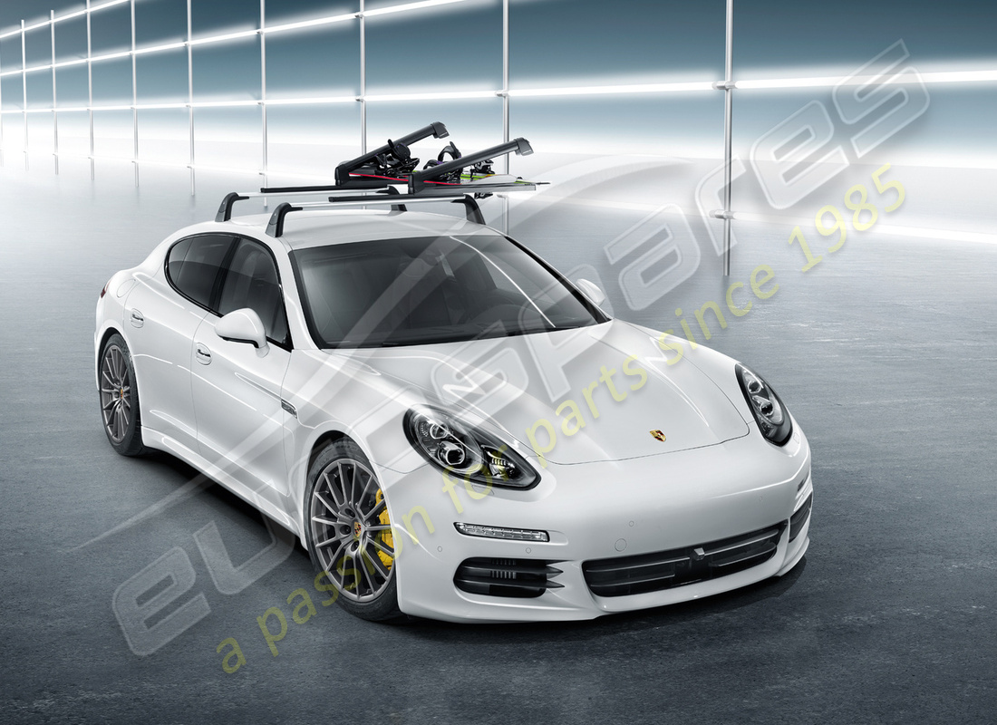 nuovo porsche portasci/porta snowboard. numero parte 95b044830 (11)