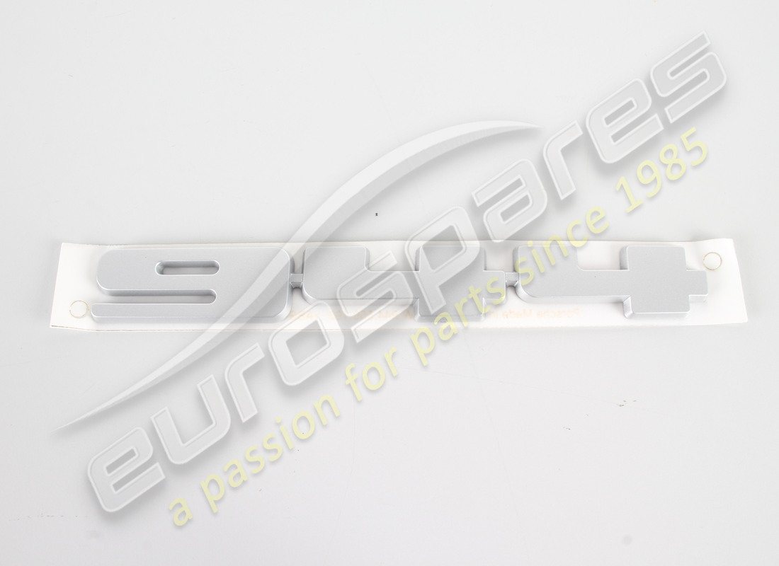 new porsche inscription - silver - d >>- mj 1989. part number 94455919301 (1)