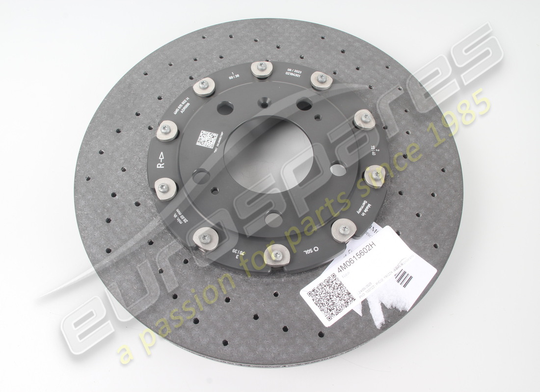 nuovo lamborghini disco freno in ceramica (ventilato), 370 x 30. numero parte 4m0615602h (1)