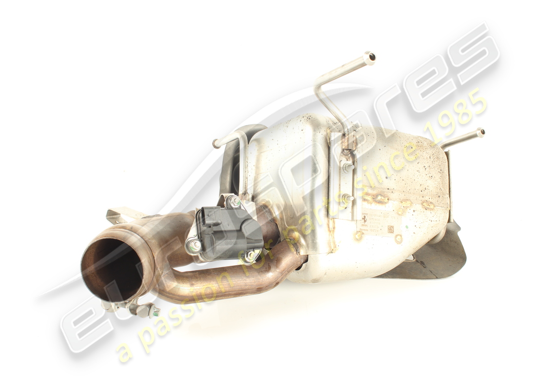 silenziatore di scarico completo sx usato ferrari. numero parte 870458 (3)