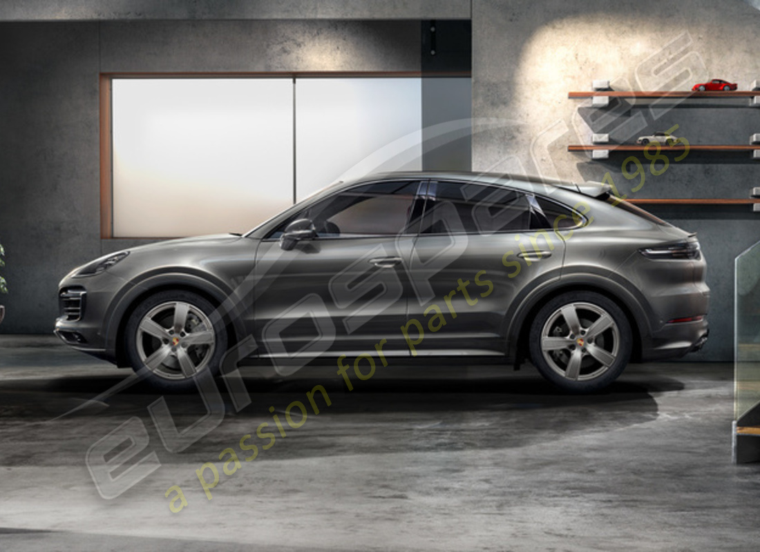 nuovo set di ruote e pneumatici invernali classici cayenne sport da porsche 20 pollici - comfort - verniciato in platino (satinato-lucido). numero parte 9y0044630e (2)