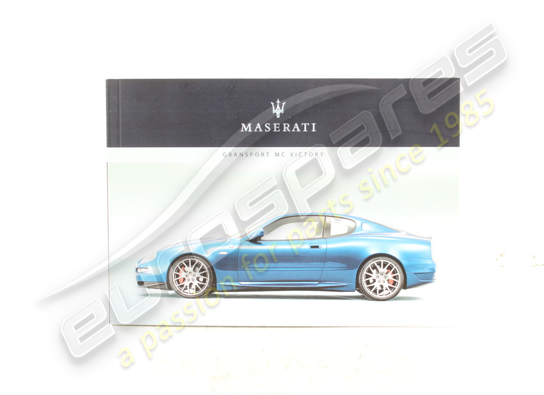 nuovo maserati manuale d'uso mc victory-italiano. numero parte 69939400 (1)