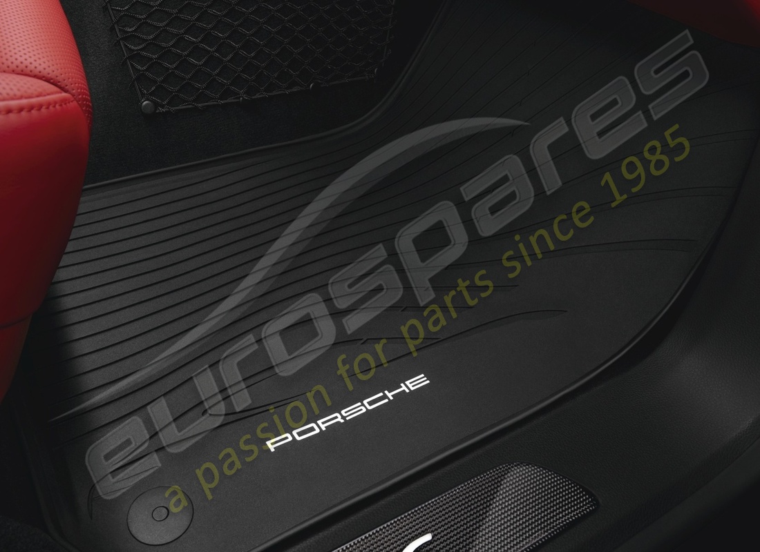 nuovo porsche per tutte le temperie tappetini (nero). numero parte 97004480009 (1)