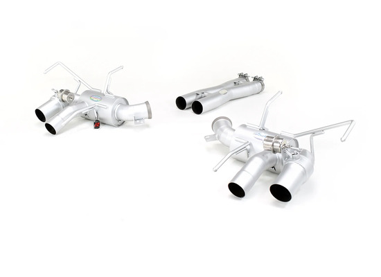 nuovo quicksilver ferrari f12 berlinetta 2012-17 sistema sportivo in titanio con valvole codice articolo fe912s