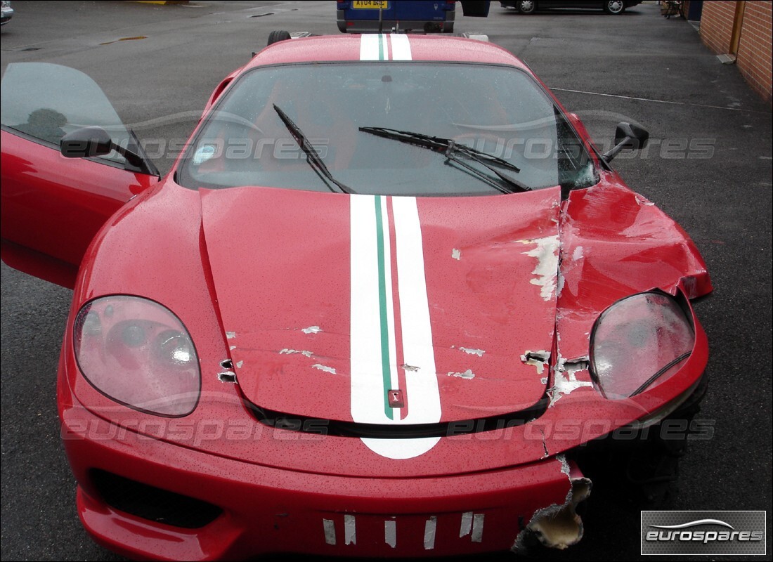 ferrari 360 modena con 3,000 chilometri, in preparazione per lo smantellamento #8