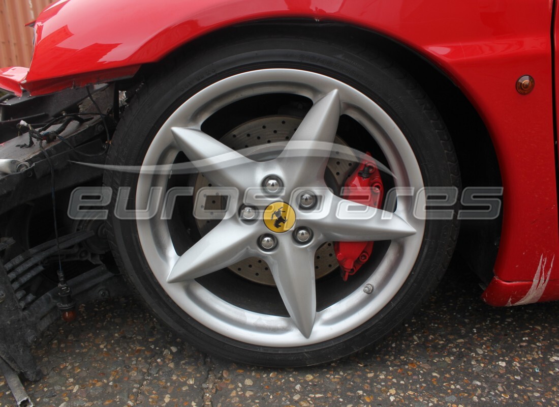 ferrari 360 spider con 23,000 chilometri, in preparazione per lo smantellamento #10