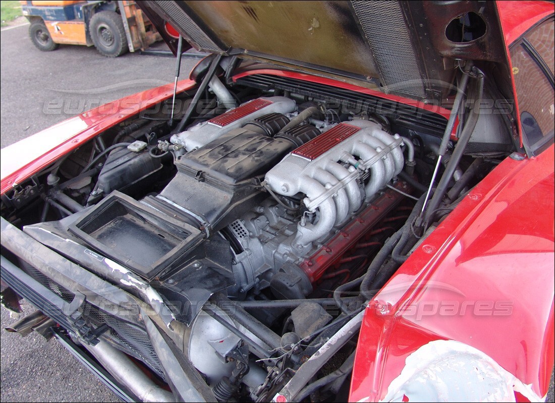 ferrari testarossa (1990) con 18,584 miles, in preparazione per lo smantellamento di #4