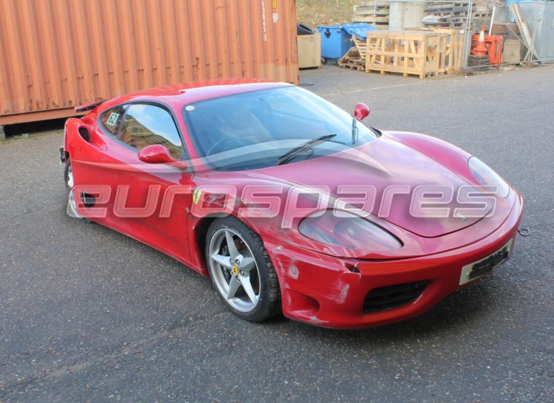 ferrari 360 modena con 39,154 miles, in preparazione per lo smantellamento di #8