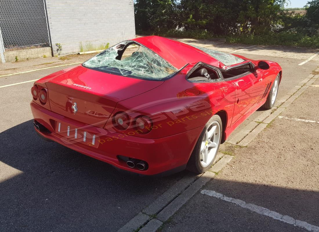 ferrari 550 maranello con 7,765 chilometri, in preparazione per lo smantellamento #5