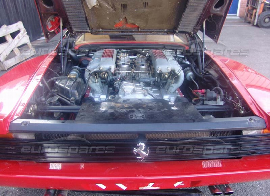 ferrari testarossa (1990) con 13,021 miles, in preparazione per lo smantellamento di #4