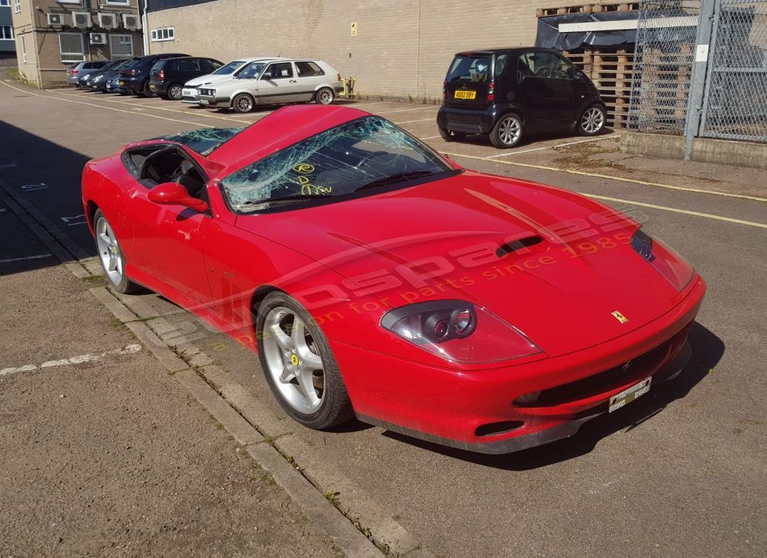 ferrari 550 maranello con 7,765 chilometri, in preparazione per lo smantellamento #7