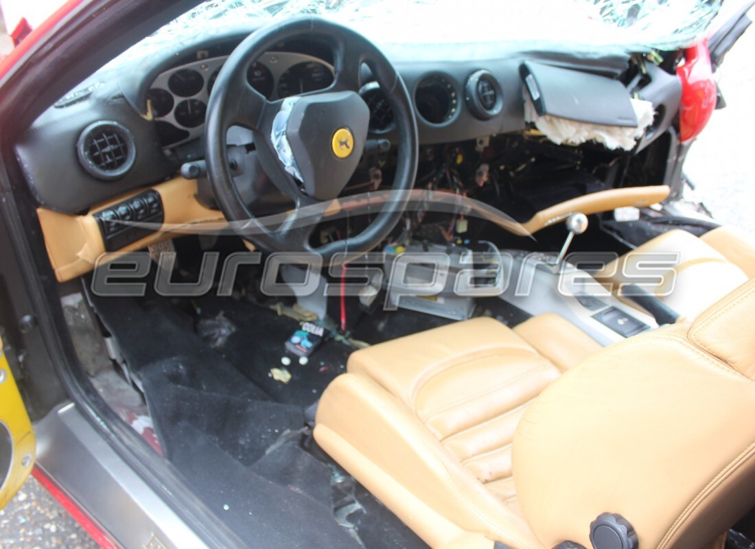 ferrari 360 spider con 23,000 chilometri, in preparazione per lo smantellamento #8