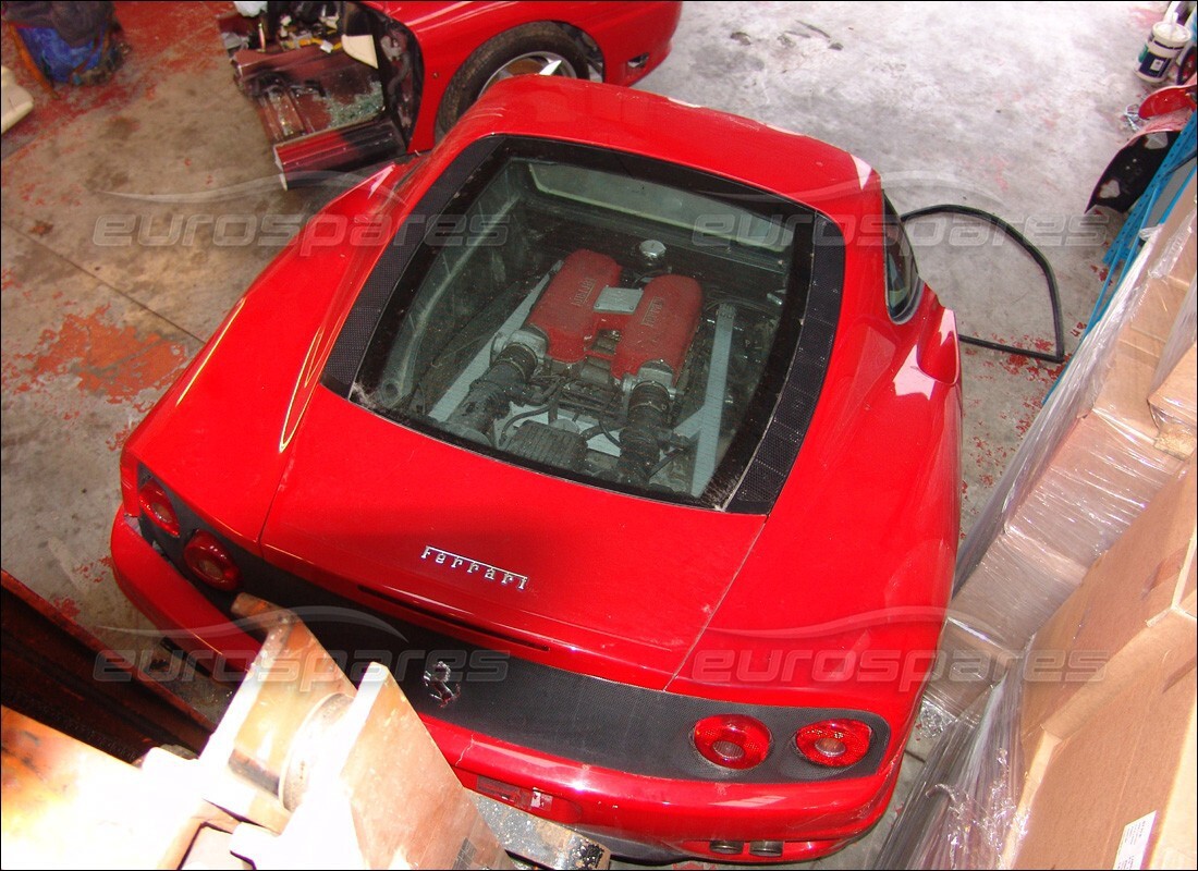 ferrari 360 modena con 18,000 miles, in preparazione per lo smantellamento di #2