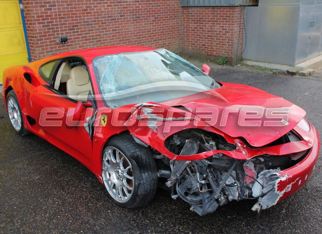 ferrari 360 modena con 33,424 miles, in preparazione per lo smantellamento di #7
