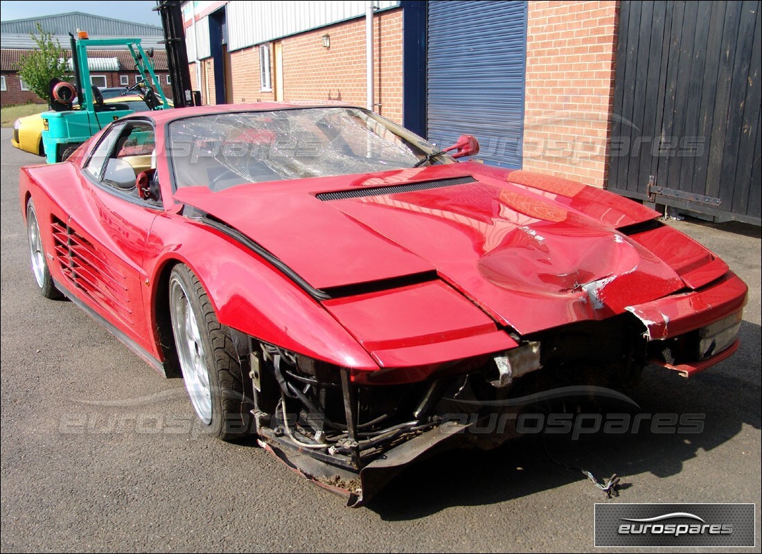 ferrari testarossa (1990) con 33,992 miles, in preparazione per lo smantellamento di #3