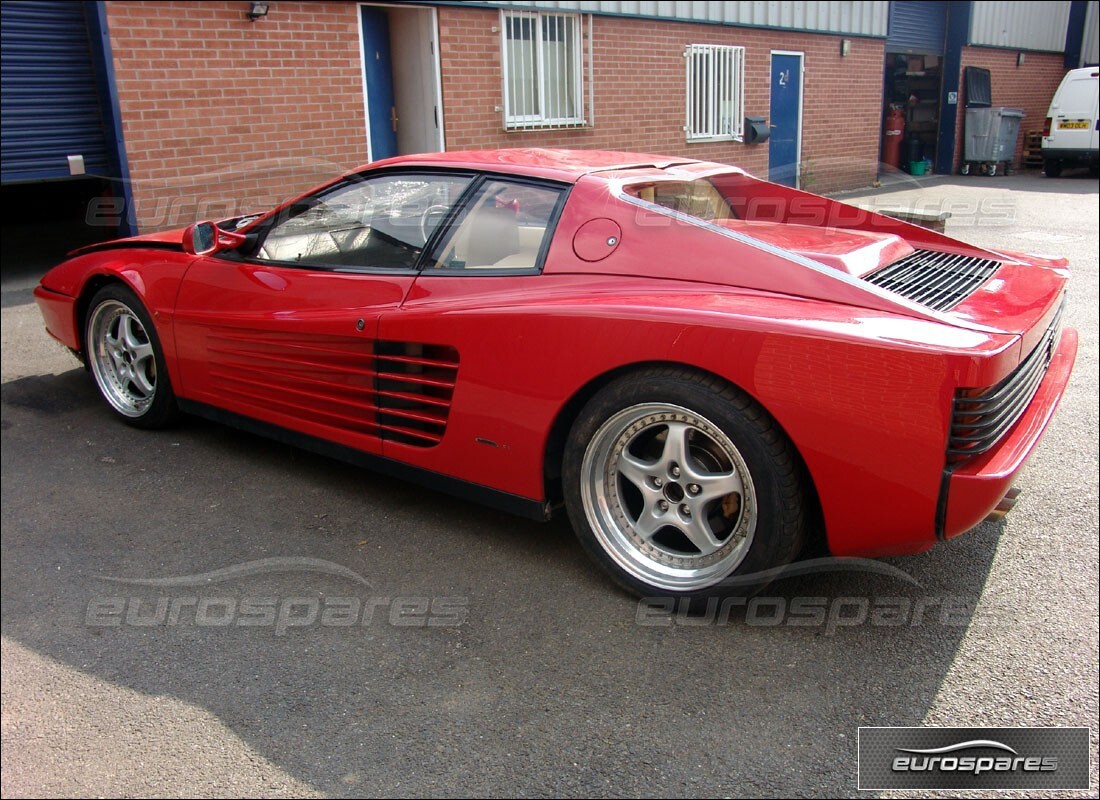 ferrari testarossa (1990) con 33,992 miles, in preparazione per lo smantellamento di #2