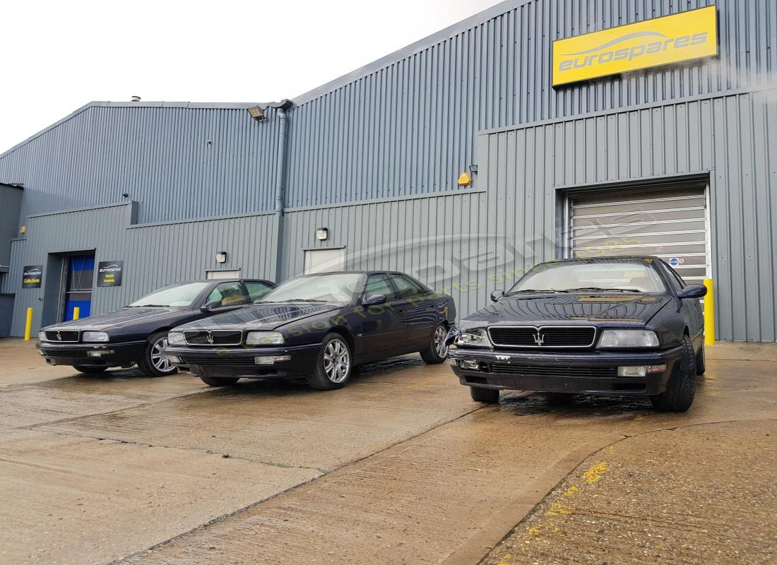 maserati qtp v6 (1996) in preparazione per lo smantellamento presso eurospares